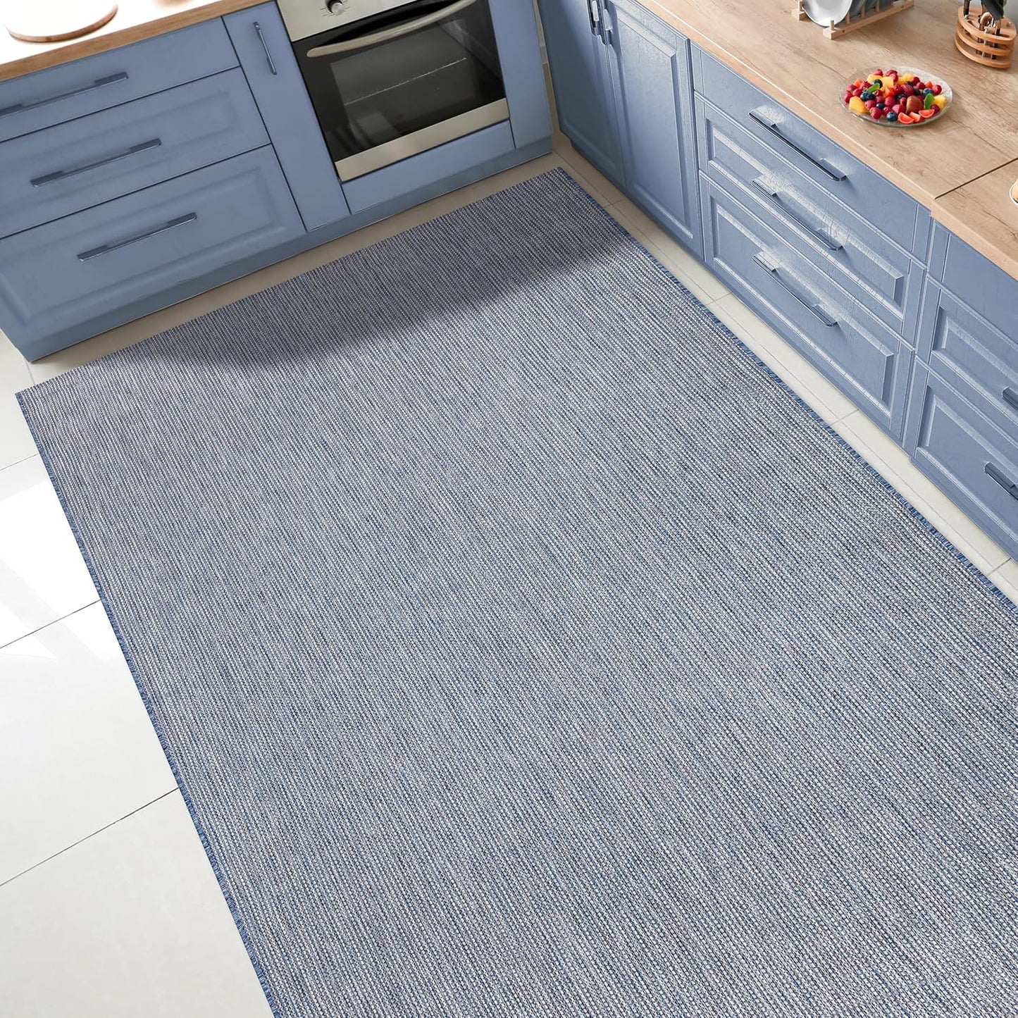 Keen Home Design Terrace Outdoor Area Rug - 9x12 Washable Indoor/Outdoor Rug for Patio, Kitchen, Balcony, Beach, Garden, Deck and Porch, Size: 8'10"x12'