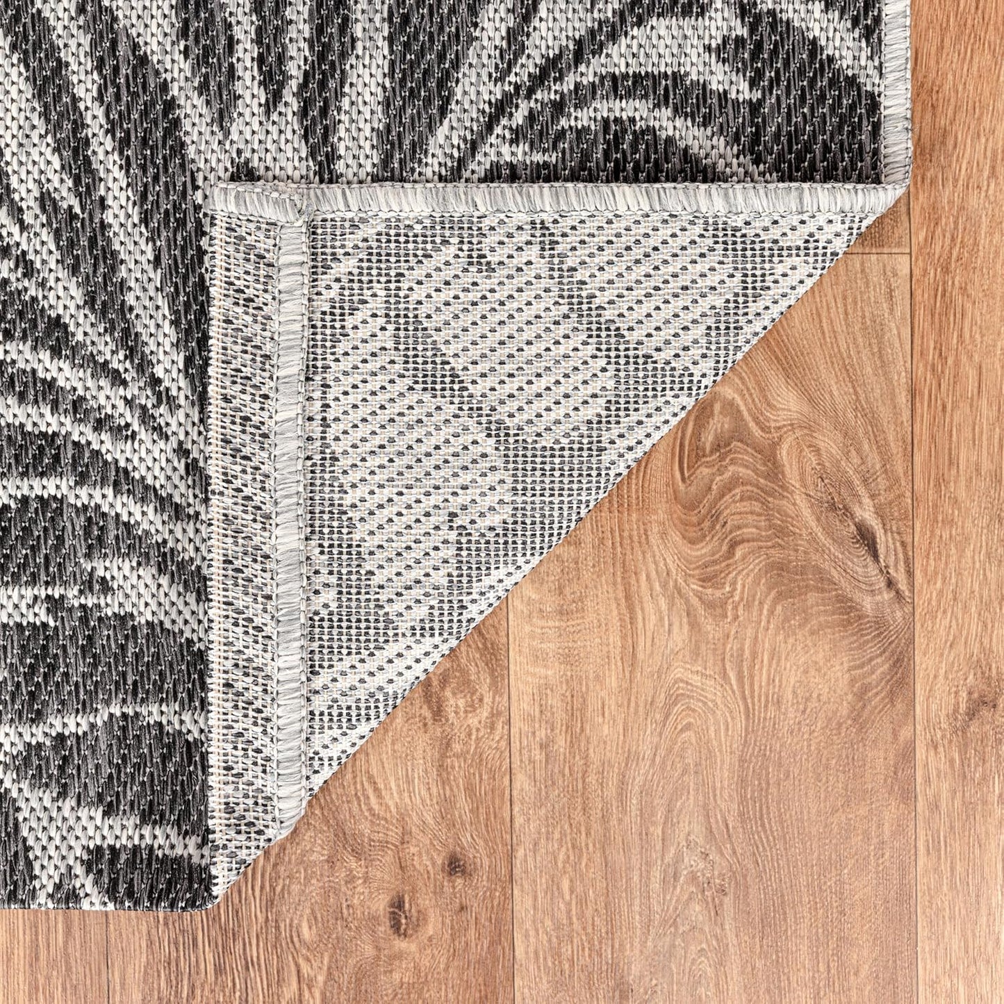 Keen Home Design Terrace Outdoor Round Rug - 5ft Round Washable Indoor/Outdoor Rug for Patio, Kitchen, Balcony, Beach, Garden, Deck and Porch, Size: 5'3" Round