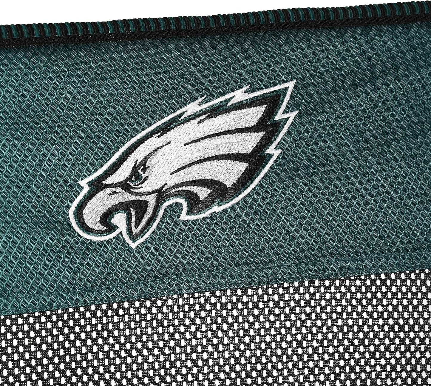 Kijaro Sports Fan Folding Chair, 26" L x 35.5" W x 37" H, Philadelphia Eagles